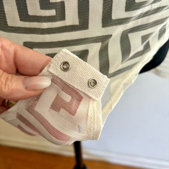 Fashion Nova Long Sleeve Mesh Bodysuit - Picture 4 of 7